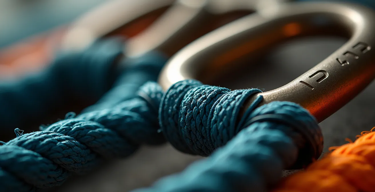 Détail de matériel sportif professionnel avec textures variées